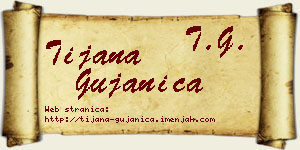 Tijana Gujanica vizit kartica